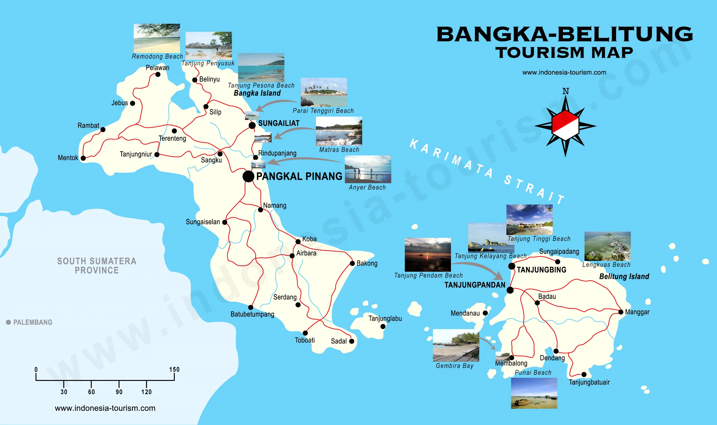 Pulau Bangka Map